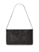 Stella McCartney Falabella Mini Sequined Clutch Bag Black