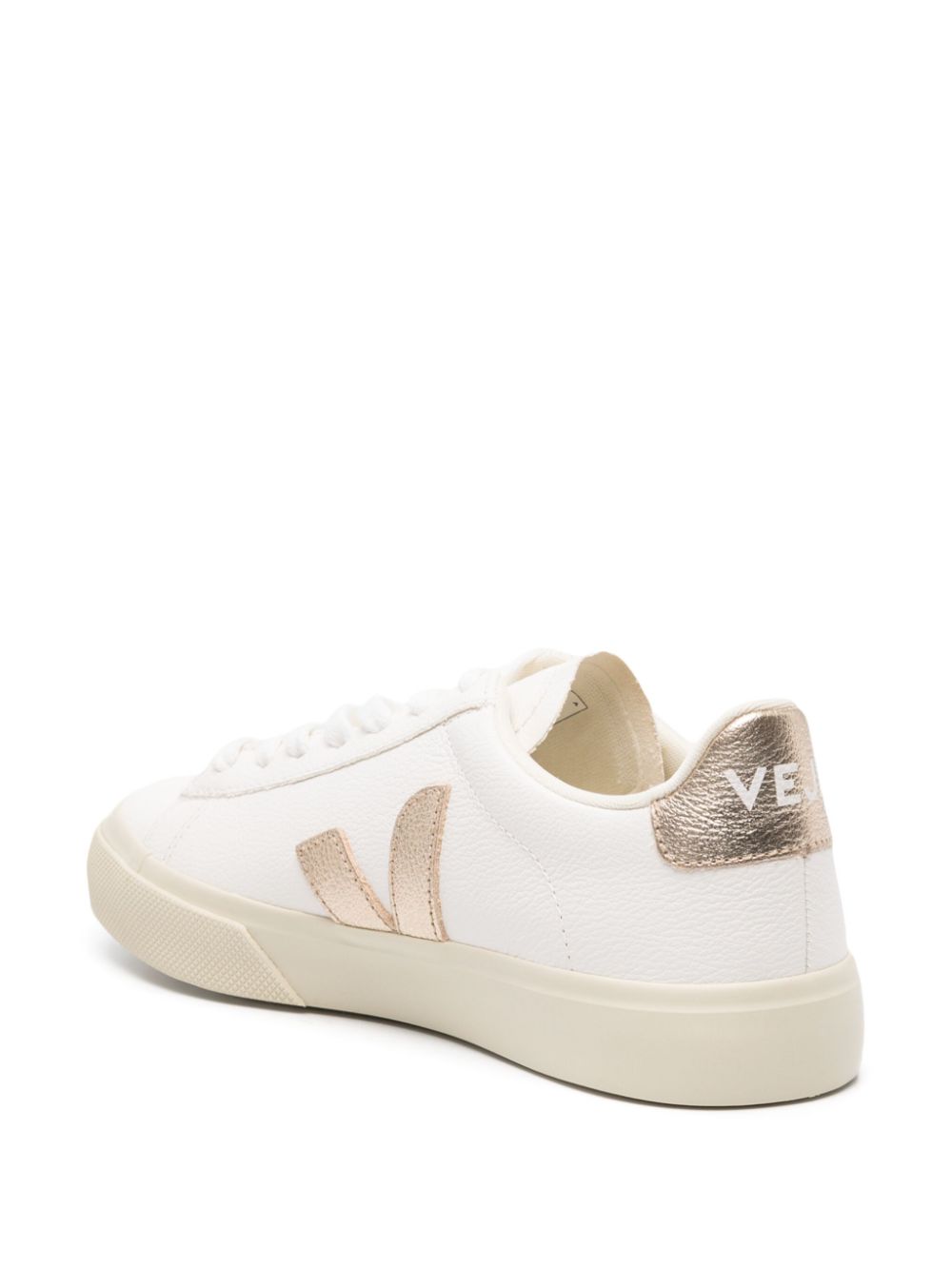 Veja Silk and Nylon Campo Sneakers Oro Rosa