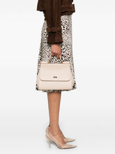 Dolce & Gabbana Large Sicily Leather Top Handle Bag Powder