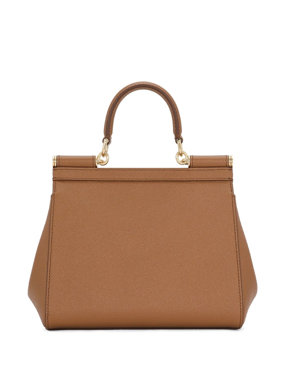 Dolce &amp; Gabbana Sicily Medium Leather Handbag Brown