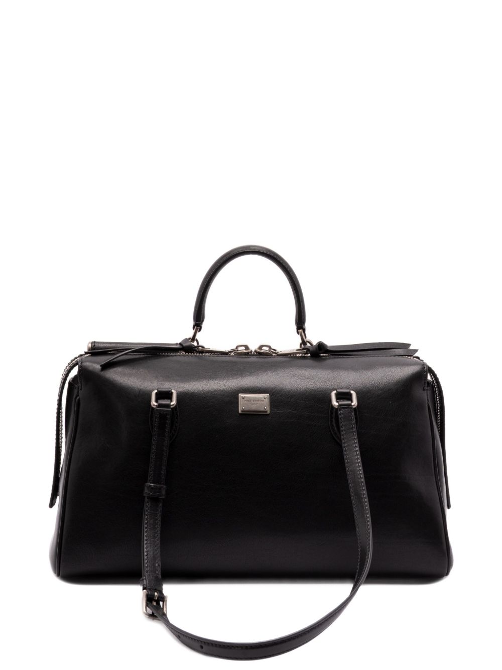 Dolce &amp; Gabbana Vittoria Leather Bag Black