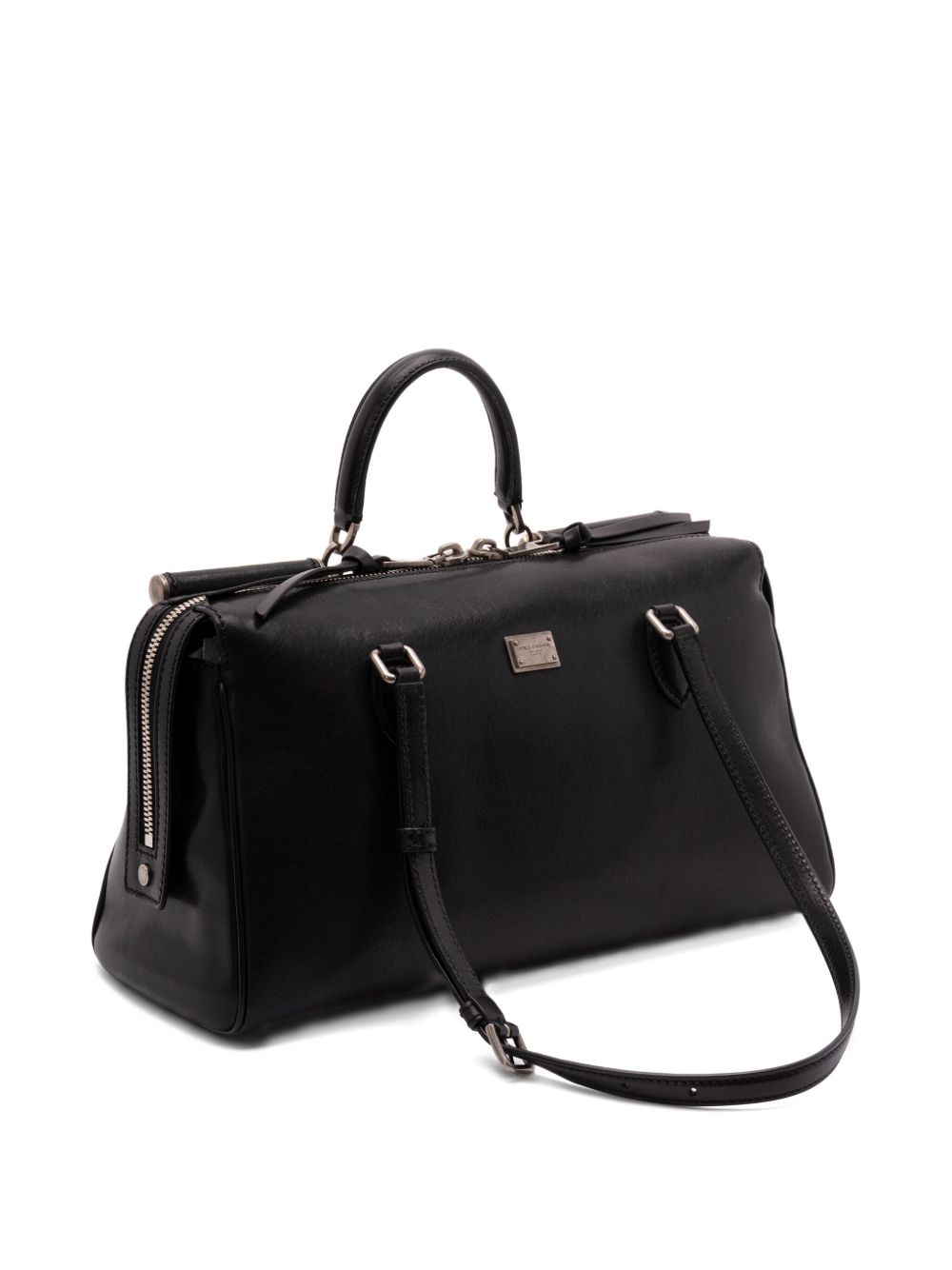 Dolce &amp; Gabbana Vittoria Leather Bag Black