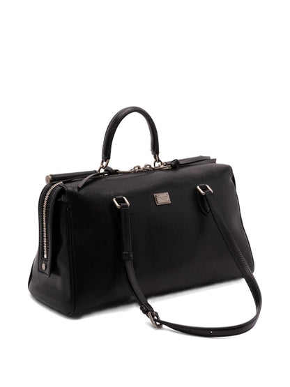 Dolce &amp; Gabbana Vittoria Leather Bag Black