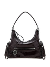 Stella McCartney Dartmood Shiny-Finish Shoulder Bag Brown