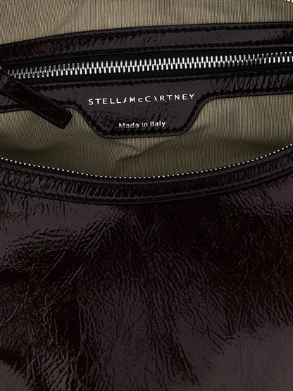 Stella McCartney Dartmood Shiny-Finish Shoulder Bag Brown
