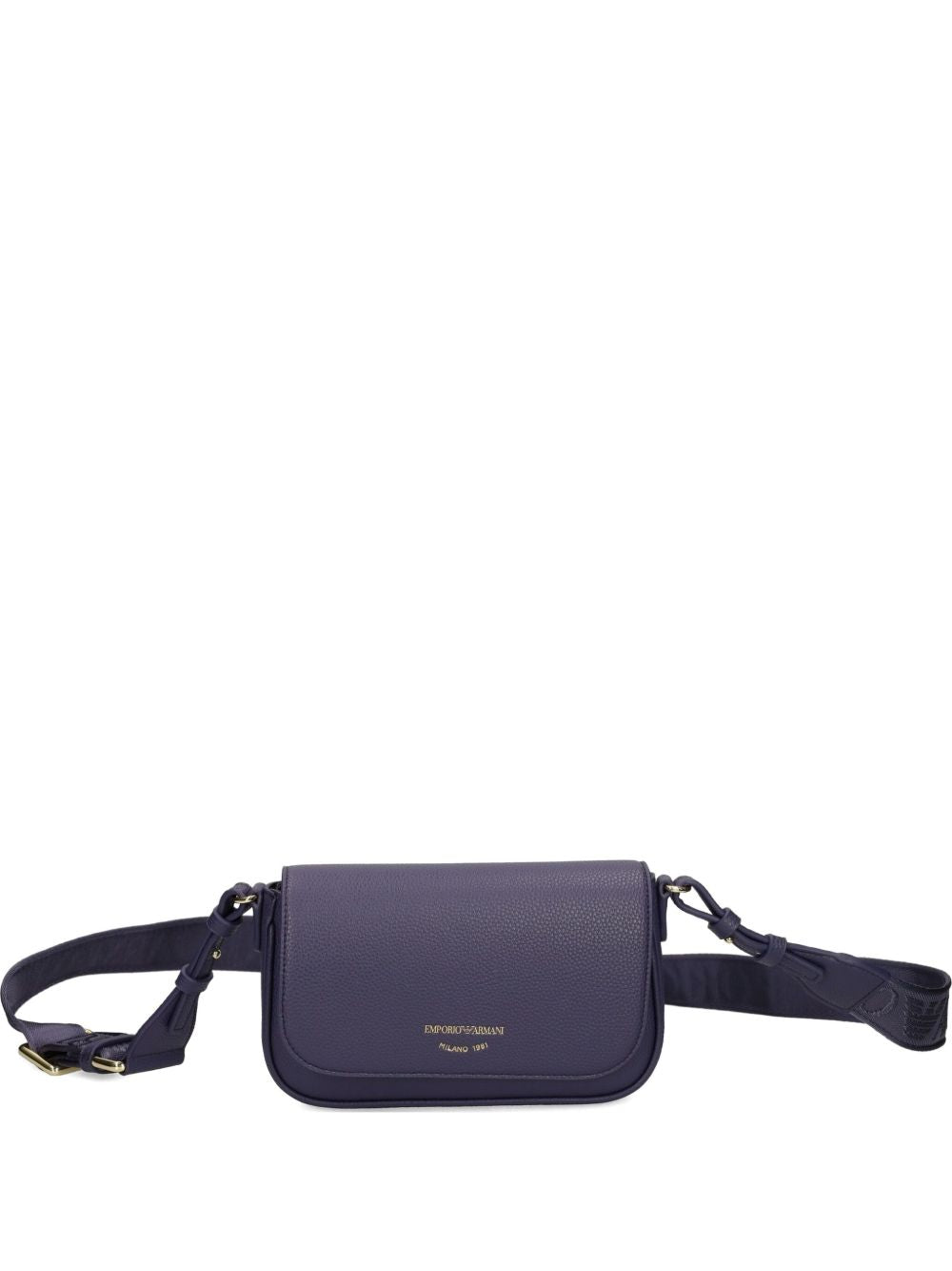 Emporio Armani Blue Crossbody Mini Bag With Adjustable Strap Blue