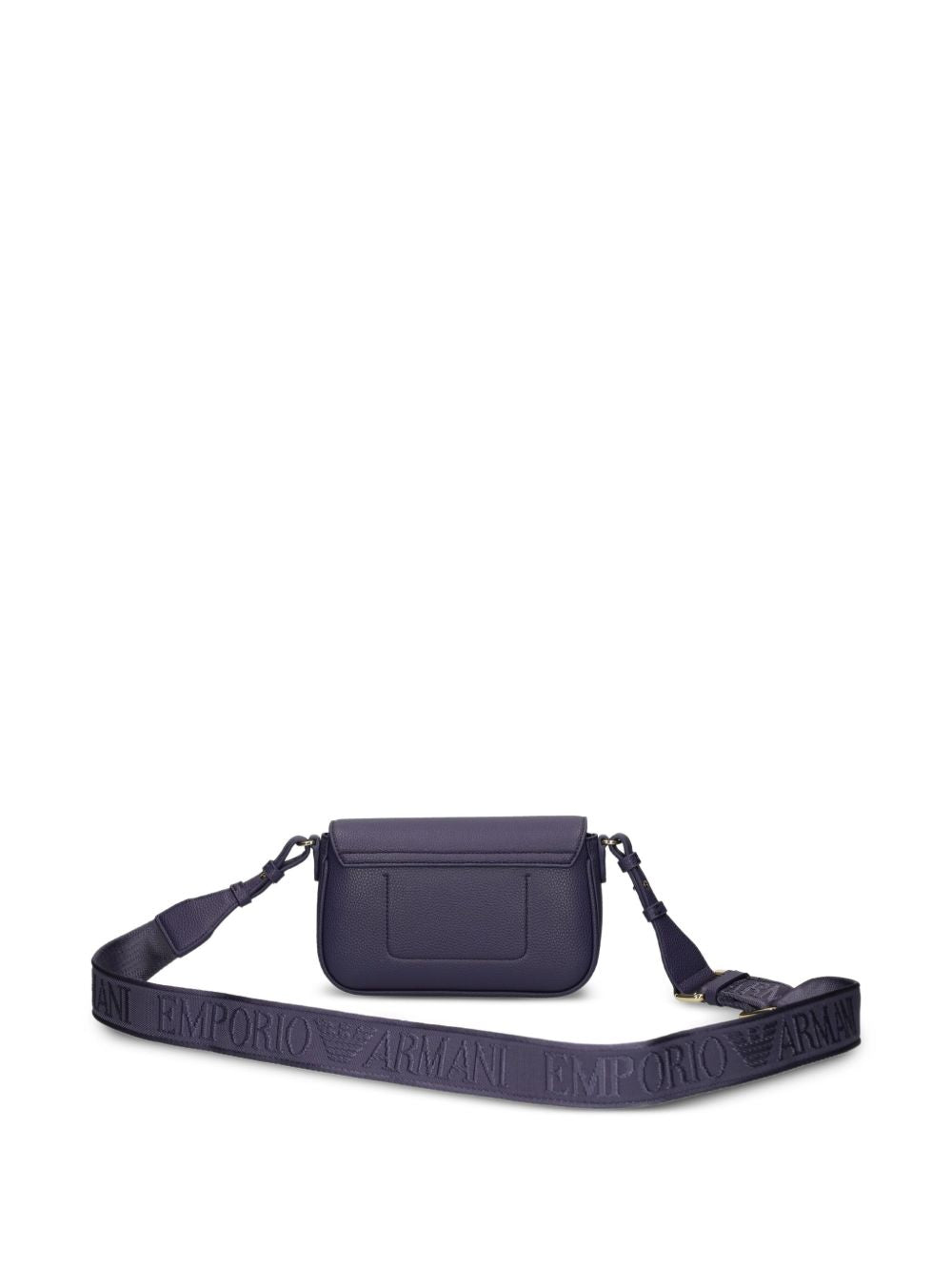 Emporio Armani Blue Crossbody Mini Bag With Adjustable Strap Blue