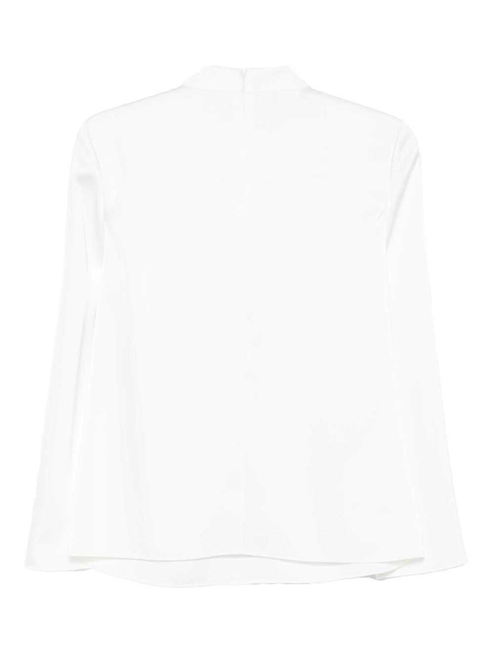 Emporio Armani Crewneck Wool-Blend Sweater White