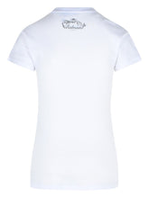 Balmain Shoulder-Button Draped Cotton T-Shirt White