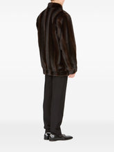 MM6 Maison Margiela Faux Fur Jacket Brown brown