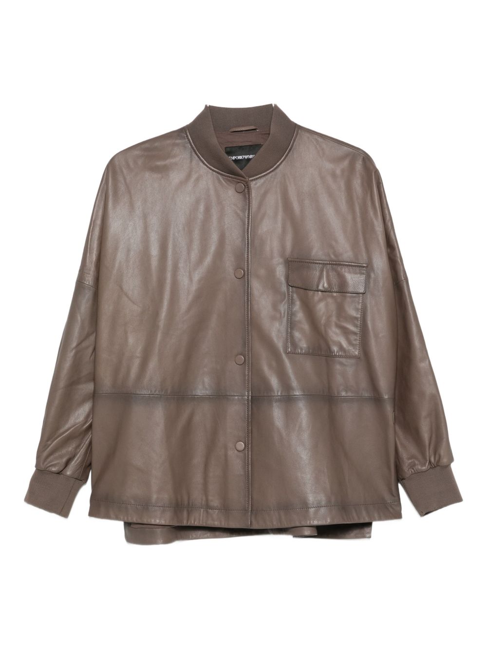 Emporio Armani Double-Breasted Wool Jacket Dove Grey dove grey