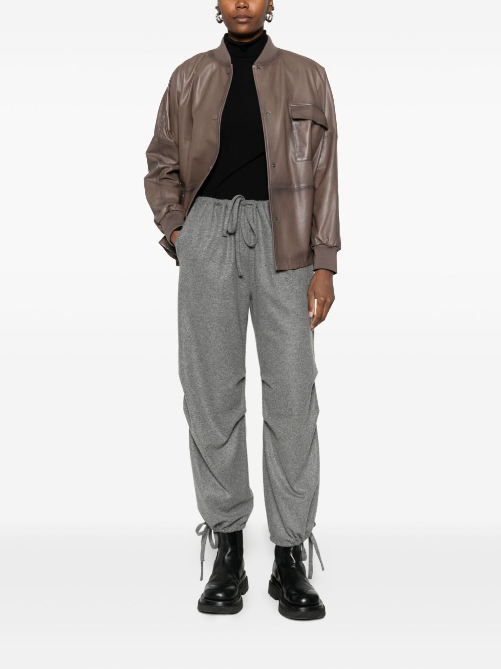 Emporio Armani Double-Breasted Wool Jacket Dove Grey dove grey