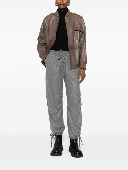 Emporio Armani Double-Breasted Wool Jacket Dove Grey