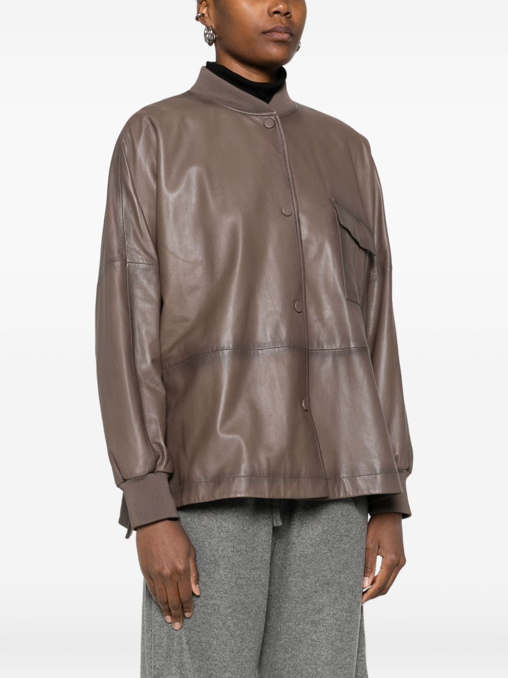 Emporio Armani Double-Breasted Wool Jacket Dove Grey dove grey