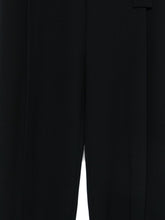 Emporio Armani High-Waisted Virgin Wool Blue Trousers Blue