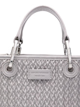Emporio Armani MyEA Small Grey Woven Shopper Bag Grey