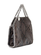 Stella McCartney Falabella Tiny Crossbody Bag with Chain Trim Brown