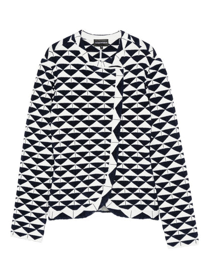 Emporio Armani Single-Breasted Blue Jacket Blue