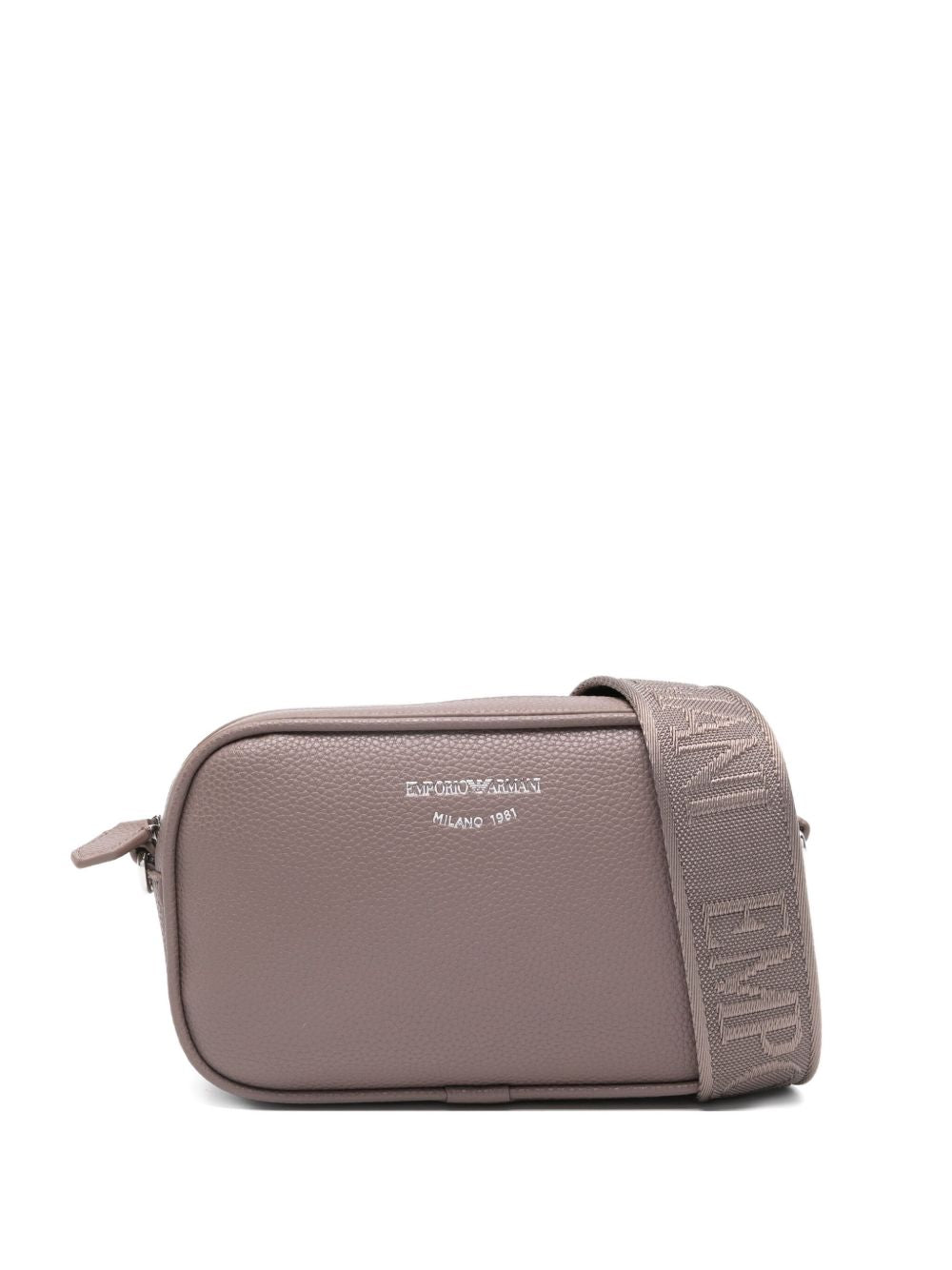 Emporio Armani Medium Dove Grey Crossbody Camera Shoulder Bag Dove Grey
