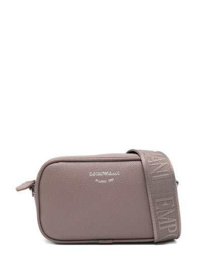 Emporio Armani Medium Dove Grey Crossbody Camera Shoulder Bag Dove Grey