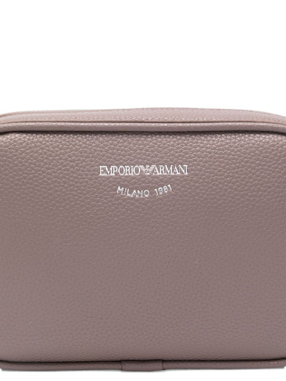 Emporio Armani Medium Dove Grey Crossbody Camera Shoulder Bag Dove Grey