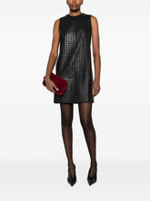 Emporio Armani Long Black Crepe Dress with Draped Detailing - Black