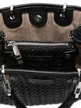 Emporio Armani MyEA Woven Small Shopper Bag Black