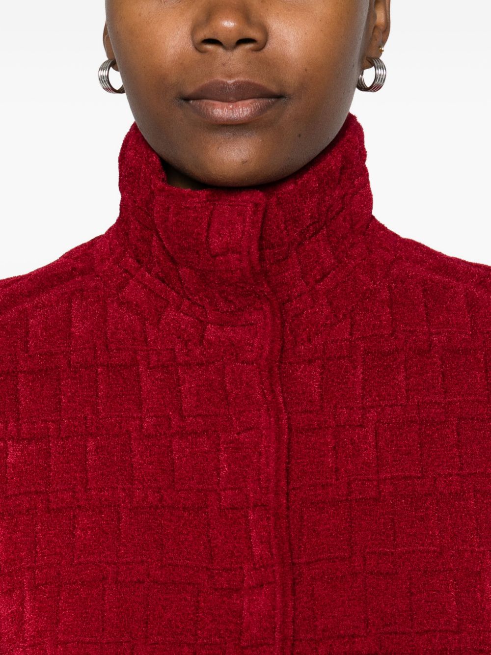 Emporio Armani Double-Breasted Tailored Jacket Red
