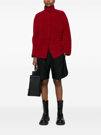 Emporio Armani Double-Breasted Tailored Jacket Red