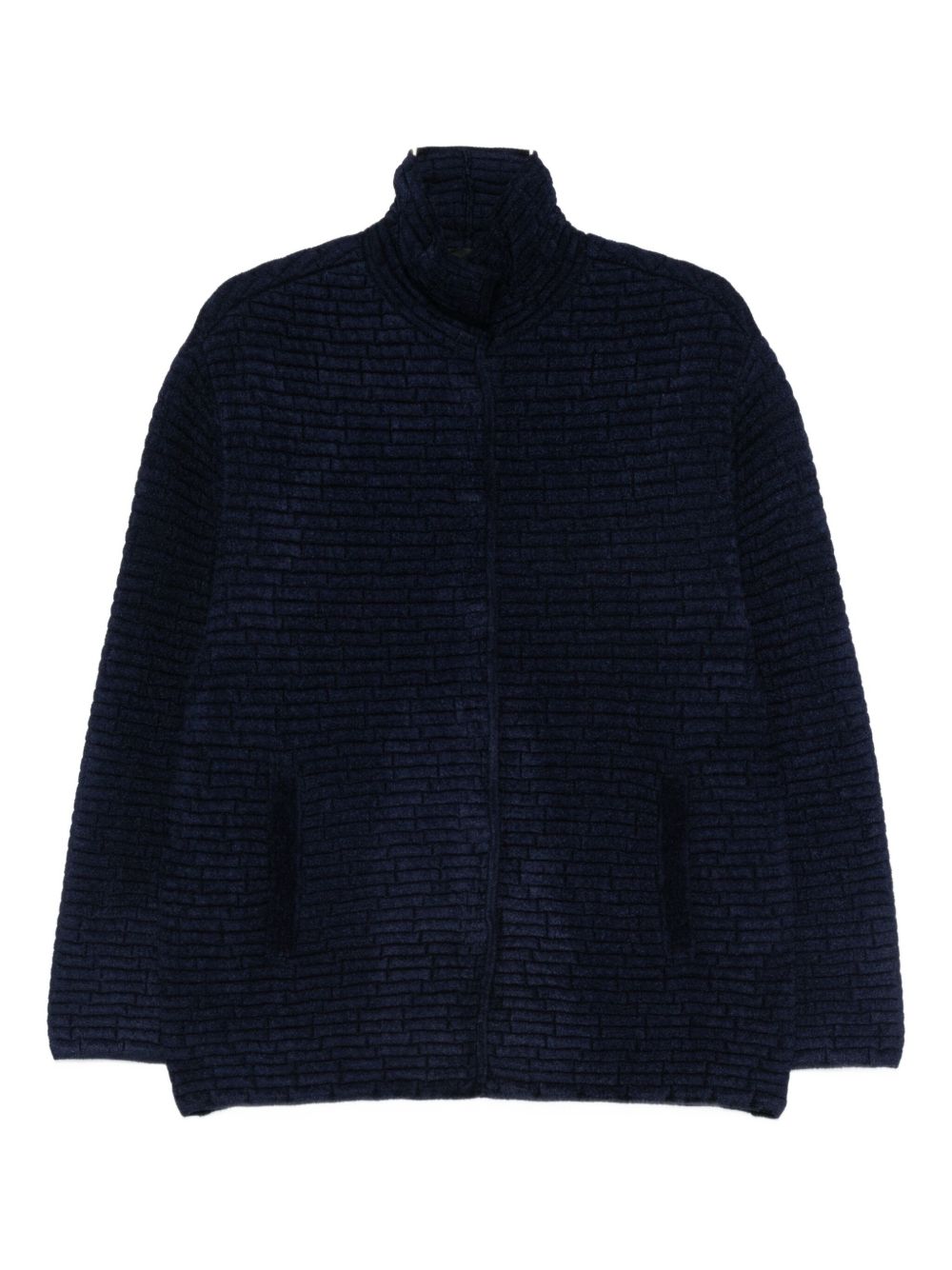 Emporio Armani Single-Breasted Blue Jacket Blue