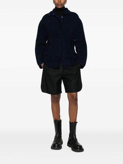 Emporio Armani Single-Breasted Blue Jacket Blue