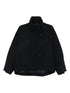 Emporio Armani Capsule Wool-Blend High Neck Coat Blue