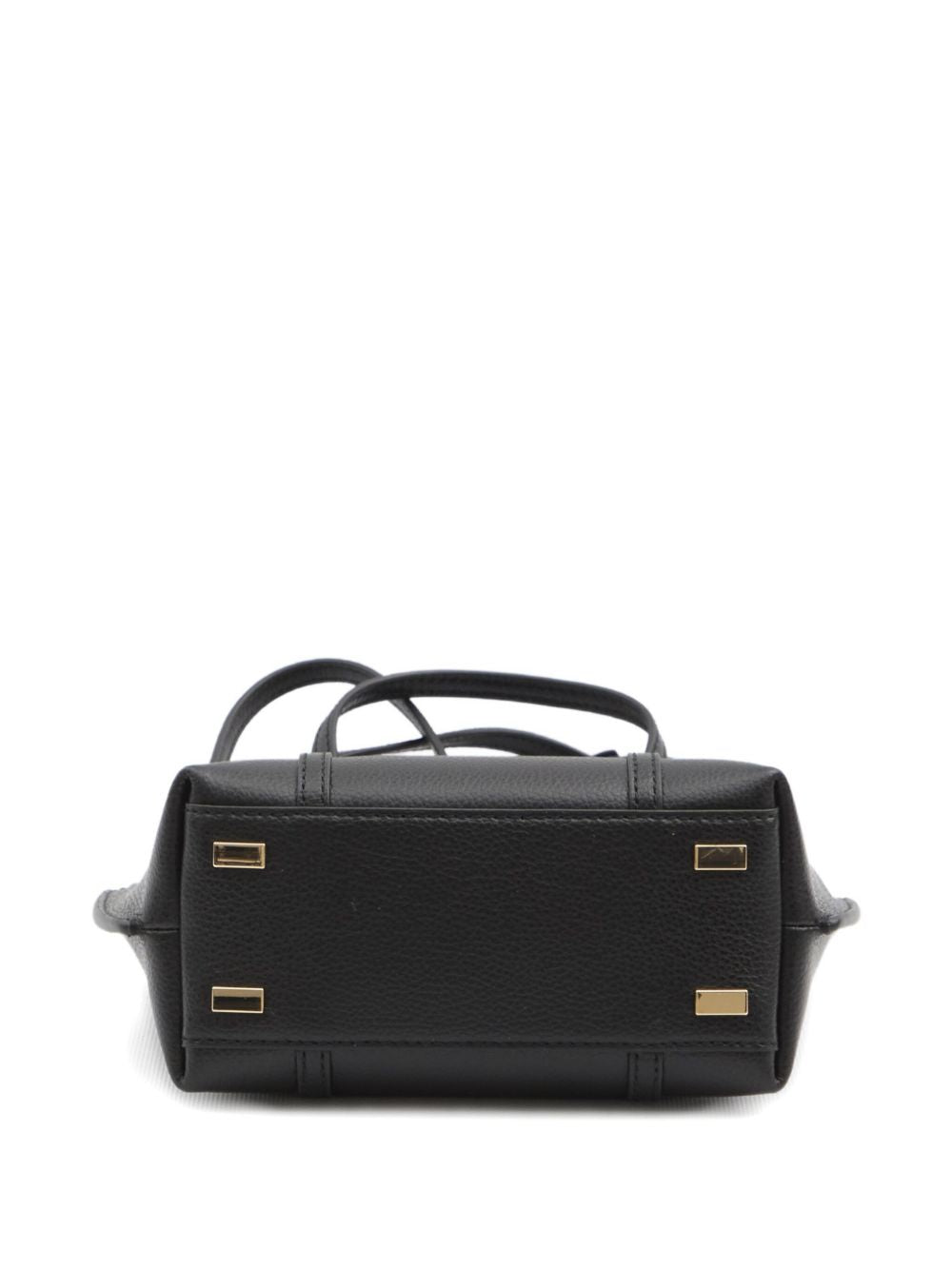 Tory Burch Perry Mini Leather Shopper Black Black