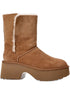 Ugg Australia Esmee Shearling-Lined Suede Platform Boots Beige