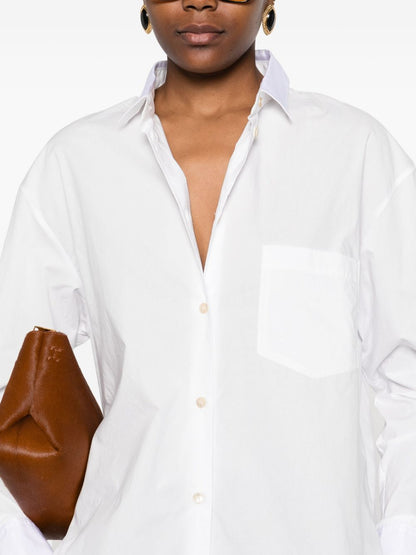 Forte Forte Classic Cotton Poplin Shirt White