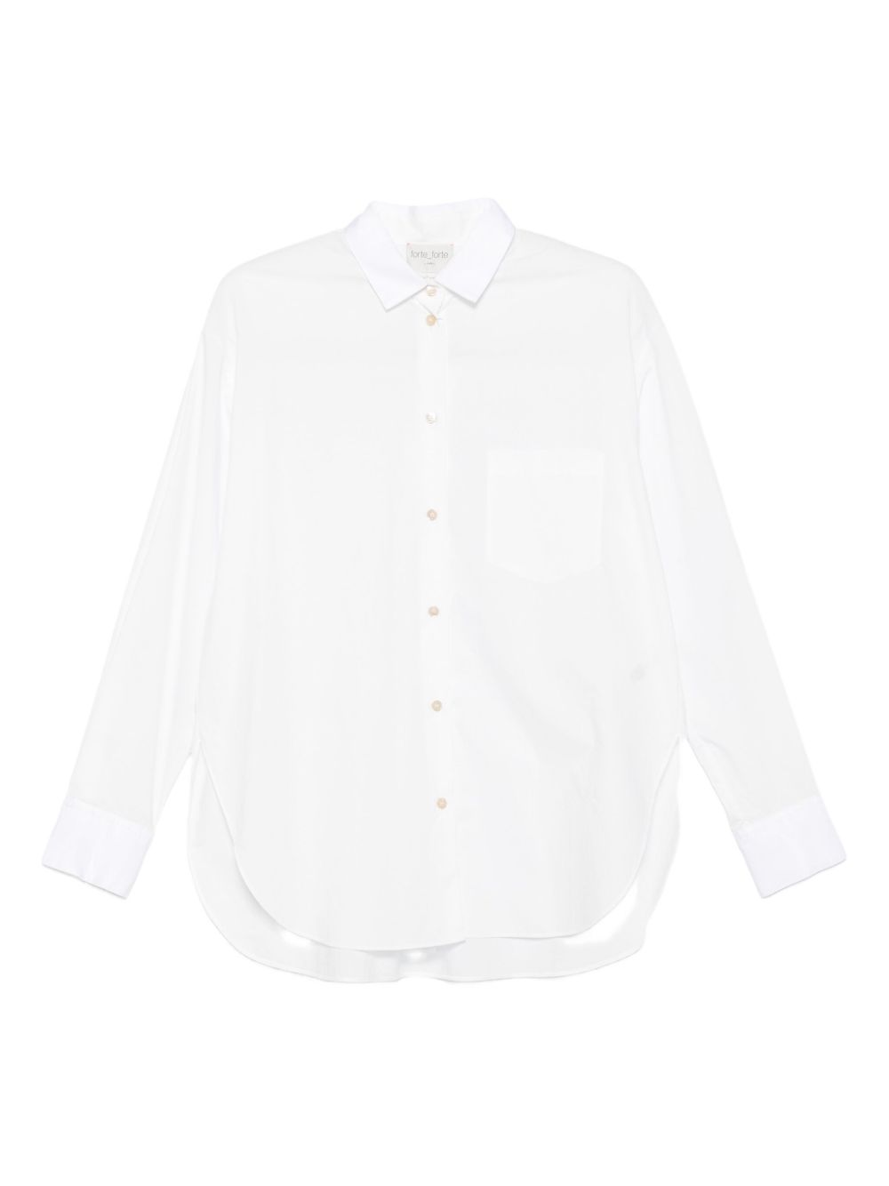 Forte Forte Classic Cotton Poplin Shirt White