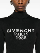 Givenchy Ribbed High-Neck Long-Sleeve Bodysuit Black