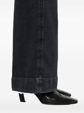 Seven High-rise Flared Black Jeans Black