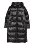 Peuterey Quilted Hooded Longline Jacket Black Black