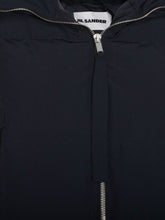 Jil Sander Plus Hooded Quilted Longline Coat Black