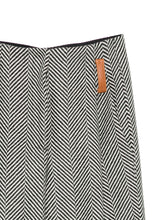 Forte Forte Chevron-Pattern Wool-Blend Trousers Grey