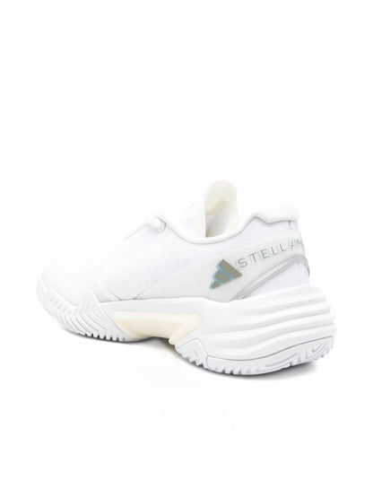Adidas By Stella McCartney Barricade Perforated Lace-Up Sneakers White