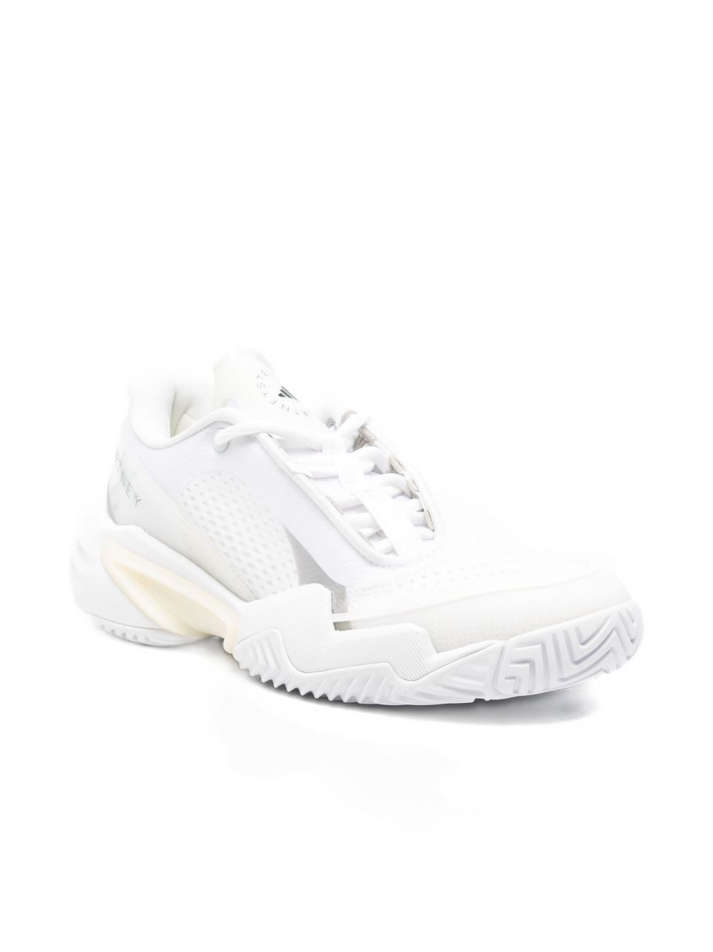 Adidas By Stella McCartney Barricade Perforated Lace-Up Sneakers White