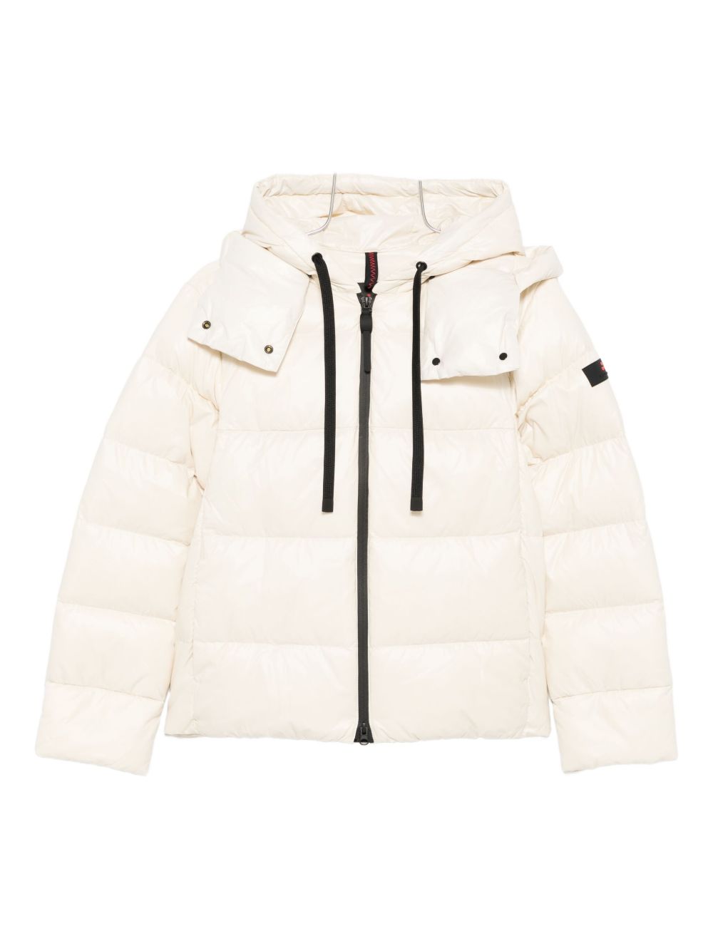 Peuterey Powder Zip-Up Quilted Coat Powder