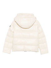 Peuterey Powder Zip-Up Quilted Coat Powder