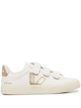 Veja Recife ChromeFree Leather Sneakers in Oro Rosa