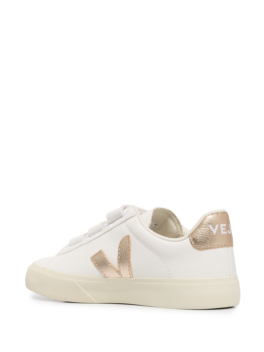 Veja Recife ChromeFree Leather Sneakers in Oro Rosa