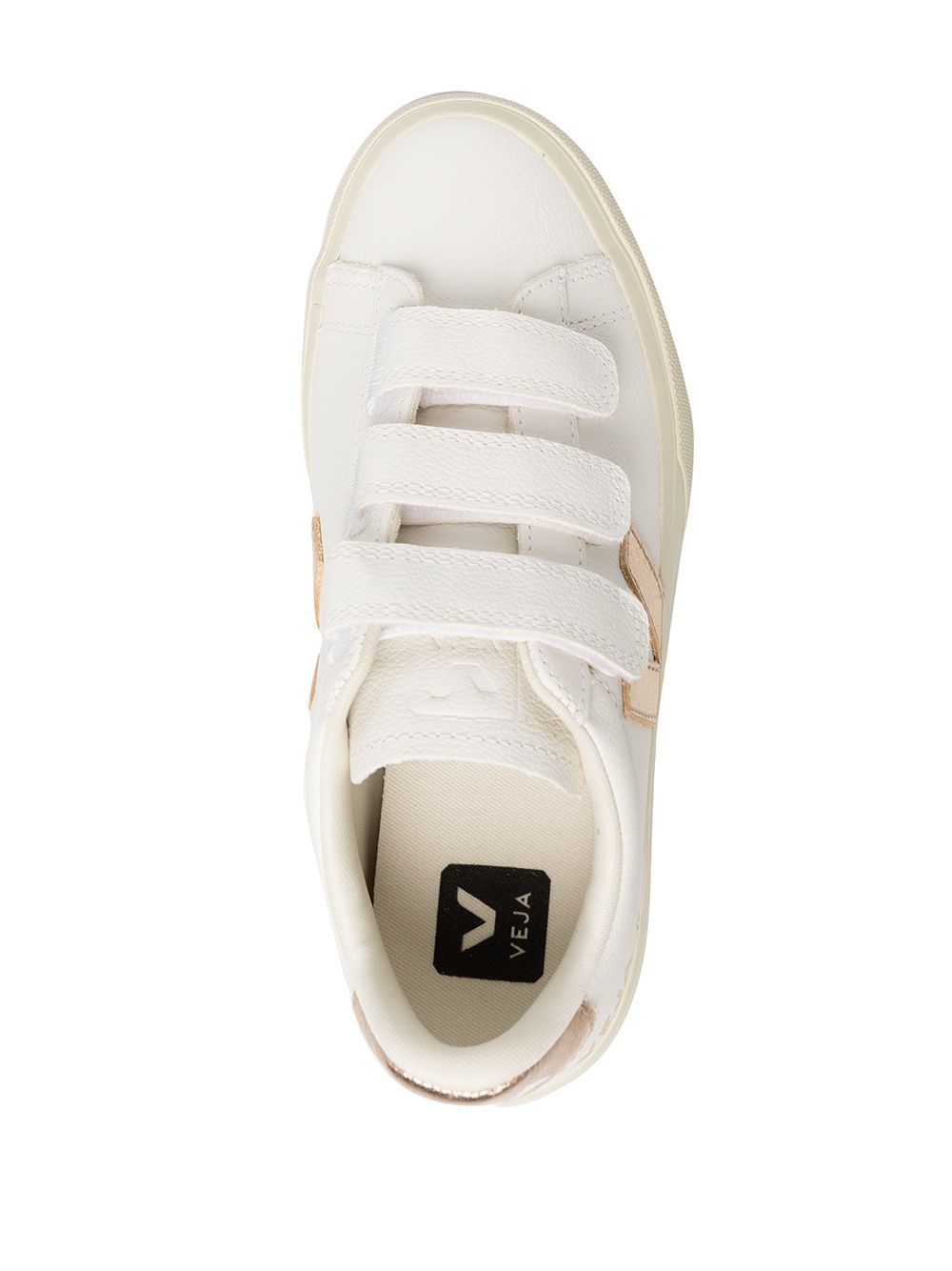 Veja Recife ChromeFree Leather Sneakers in Oro Rosa