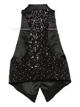 Emporio Armani Sleeveless Black Top with Elegant Draped Detailing Black