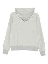 Emporio Armani Grey Cotton-Blend Sweater with Signature Logo Grey